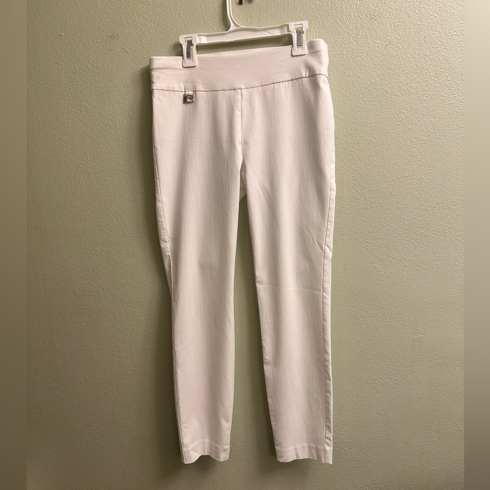 Alfani Skinny Pant with Tummy Control Size 4P White - Picture 6 of 9